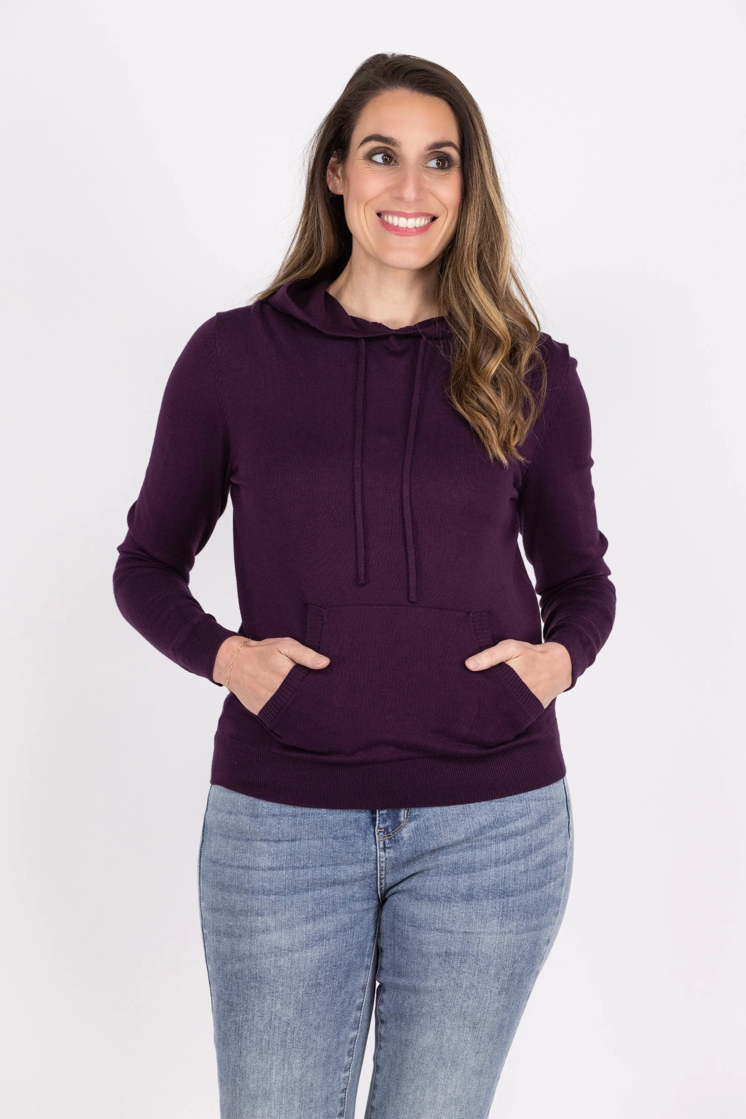 Sweet Girl Women's Casual Drawstring Hoodie Sweater