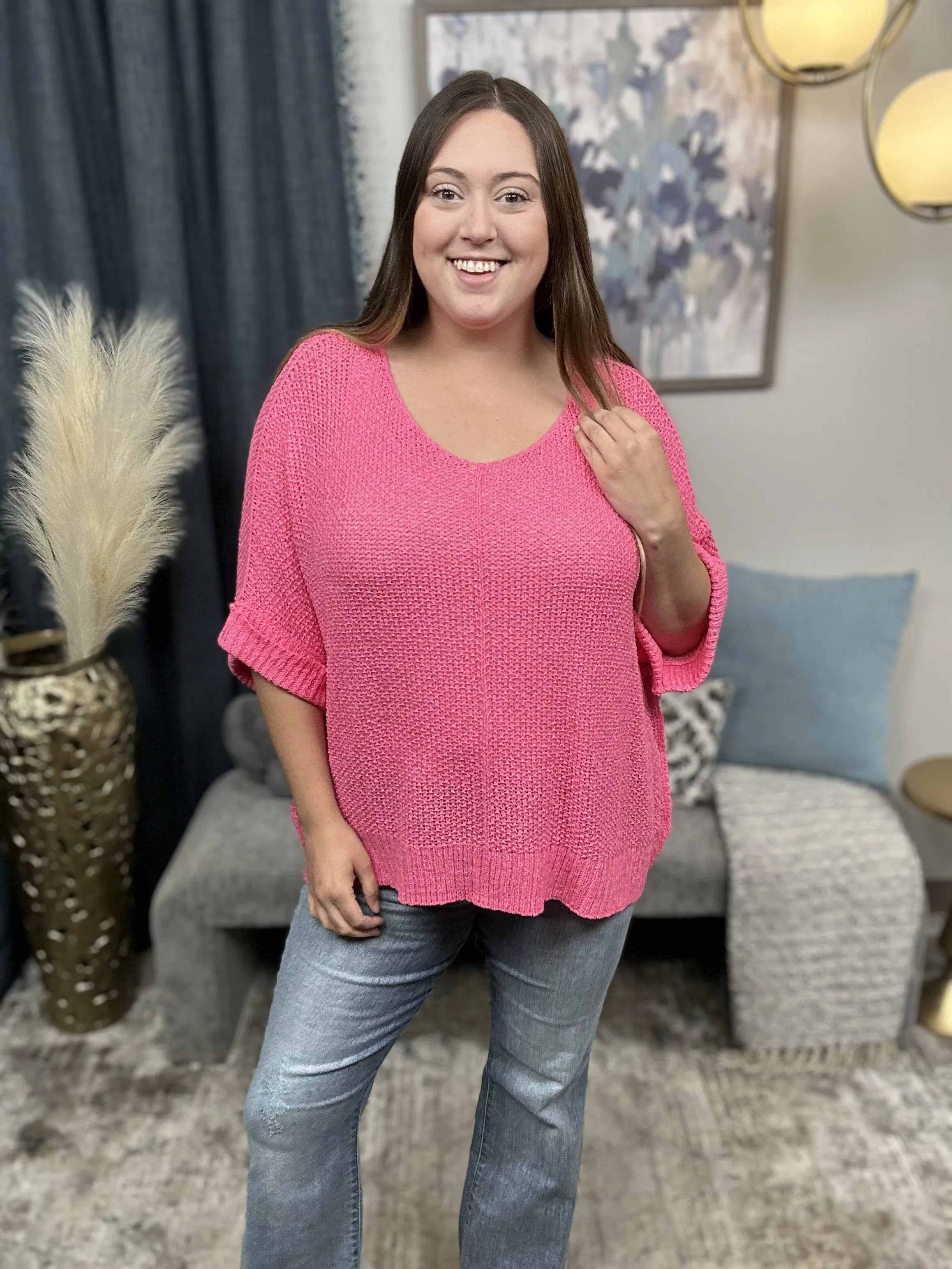 Talk To Me Girl Women's Knit Short Sleeve Top *Final Sale*