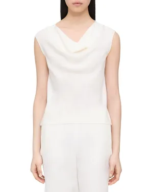 Theory Cowl Neck Silk Top