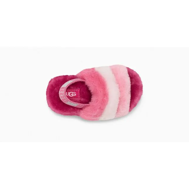 Toddler Fluff Yeah Slide - Pink Multi