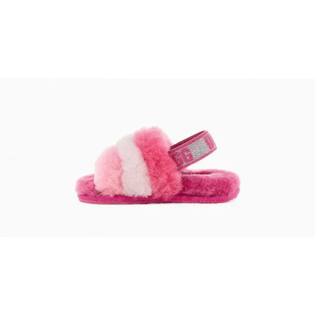 Toddler Fluff Yeah Slide - Pink Multi