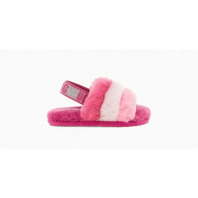 Toddler Fluff Yeah Slide - Pink Multi
