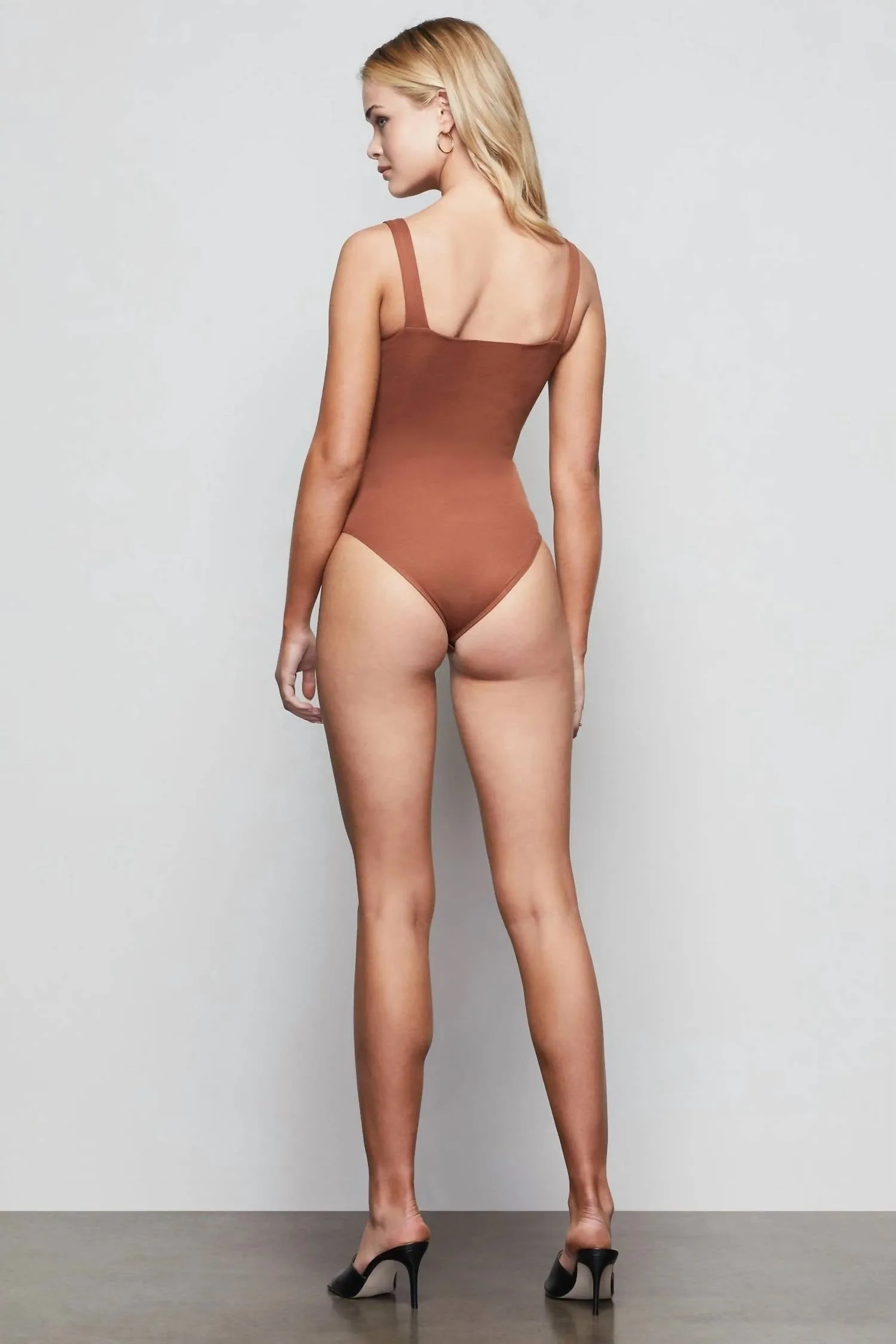 Tortoise Ring Corset Bodysuit In Chai001