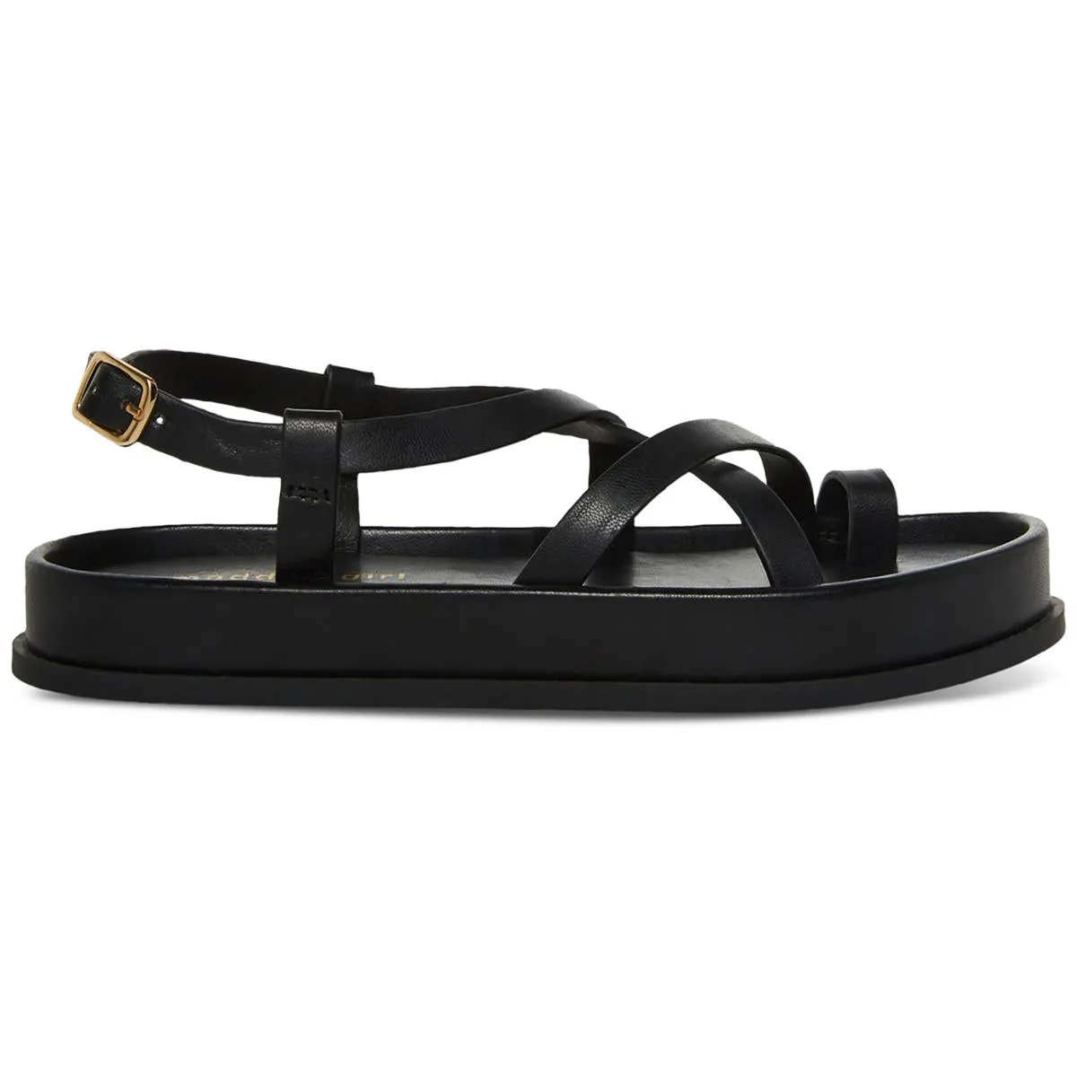 Tropezz Womens Faux Leather Strappy Platform Sandals