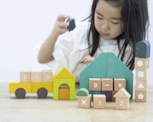 Tsumiki School Wooden Letter Block Set