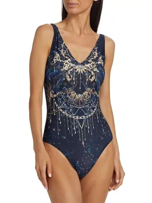 V-Neck Tank One Piece In Supernova