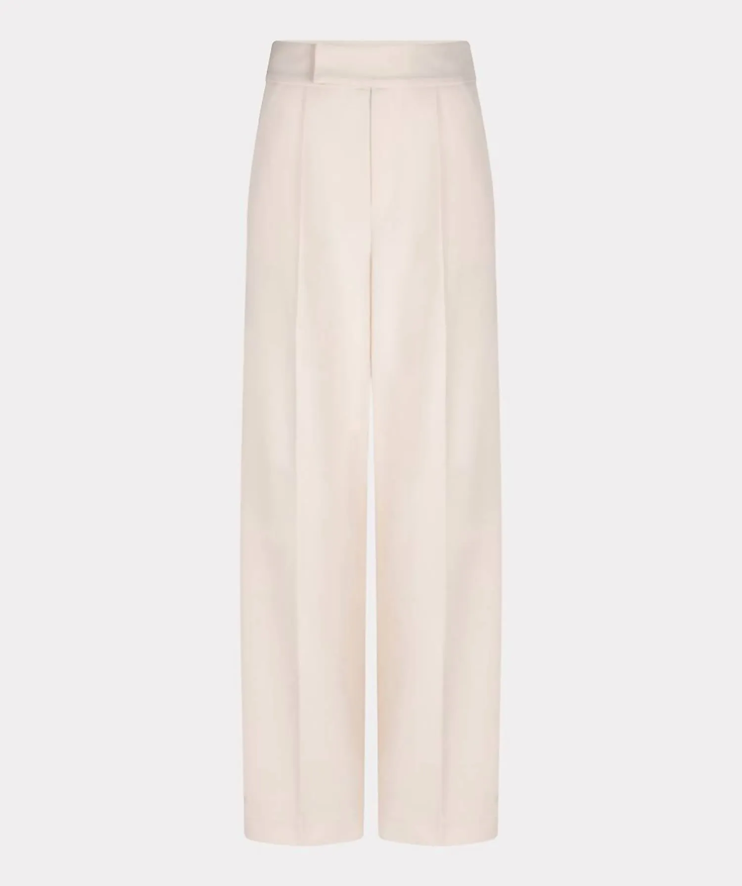 Wide Leg Trouser In Beige