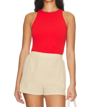 Women's Best Bodysuit In Red Stretch