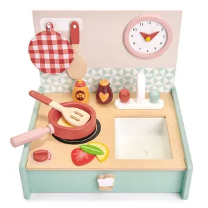 Wooden Fold-Away Mini Kitchenette