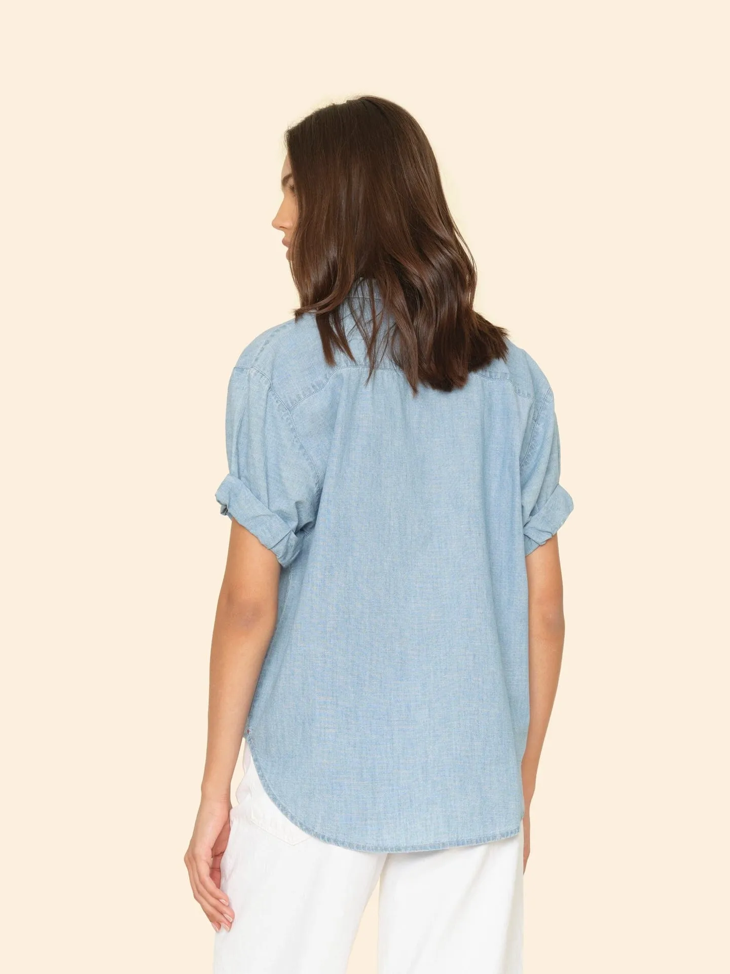 Xirena Women's Clothing Shirt X5chm004 Channing X5chm00 Dusty-Blue