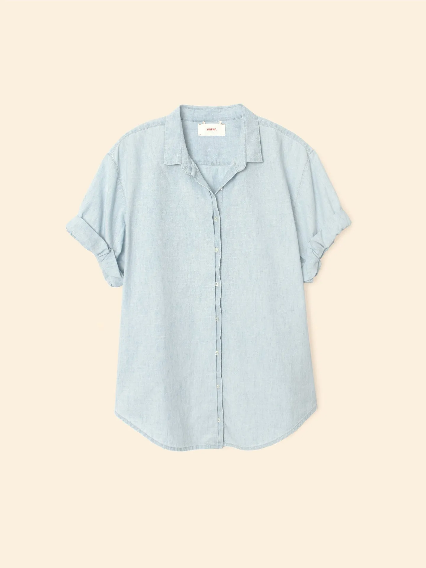 Xirena Women's Clothing Shirt X5chm114 Channing Xschm1 Air-Blue