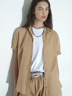 Xirena Women's Clothing Shirt X5ctp114 Channing Shirt Beige-Coast