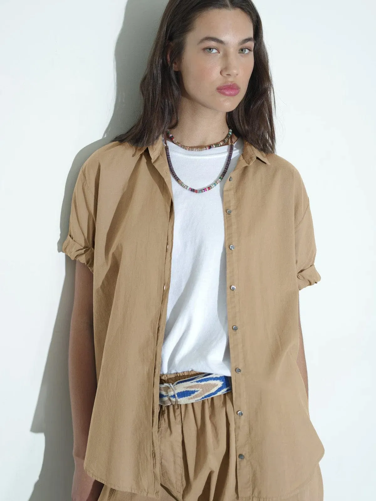 Xirena Women's Clothing Shirt X5ctp114 Channing Shirt Beige-Coast