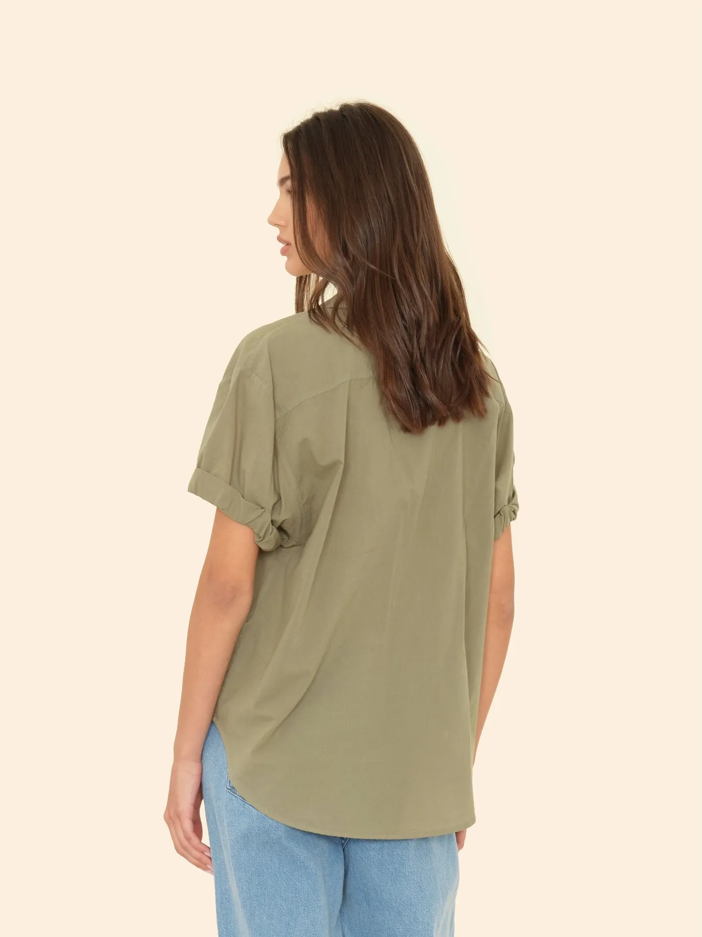 Xirena Women's Clothing Shirt X5ctp114 Channing Shirt Dark-Seagrass