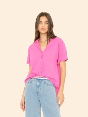 Xirena Women's Clothing Shirt X5ctp114 Channing Shirt Pink-Thorn