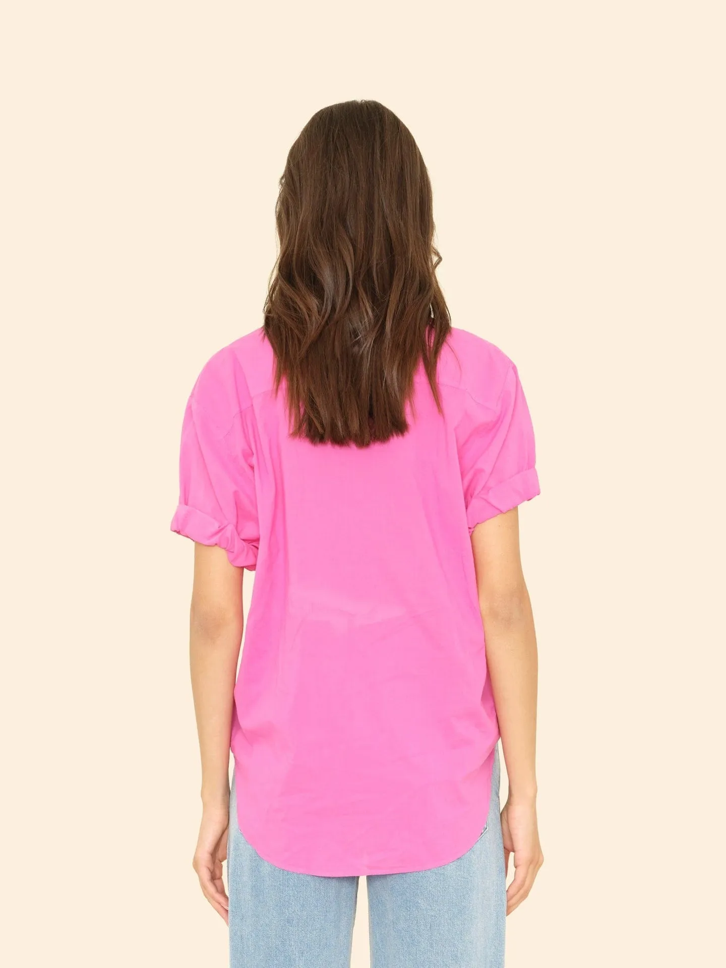 Xirena Women's Clothing Shirt X5ctp114 Channing Shirt Pink-Thorn