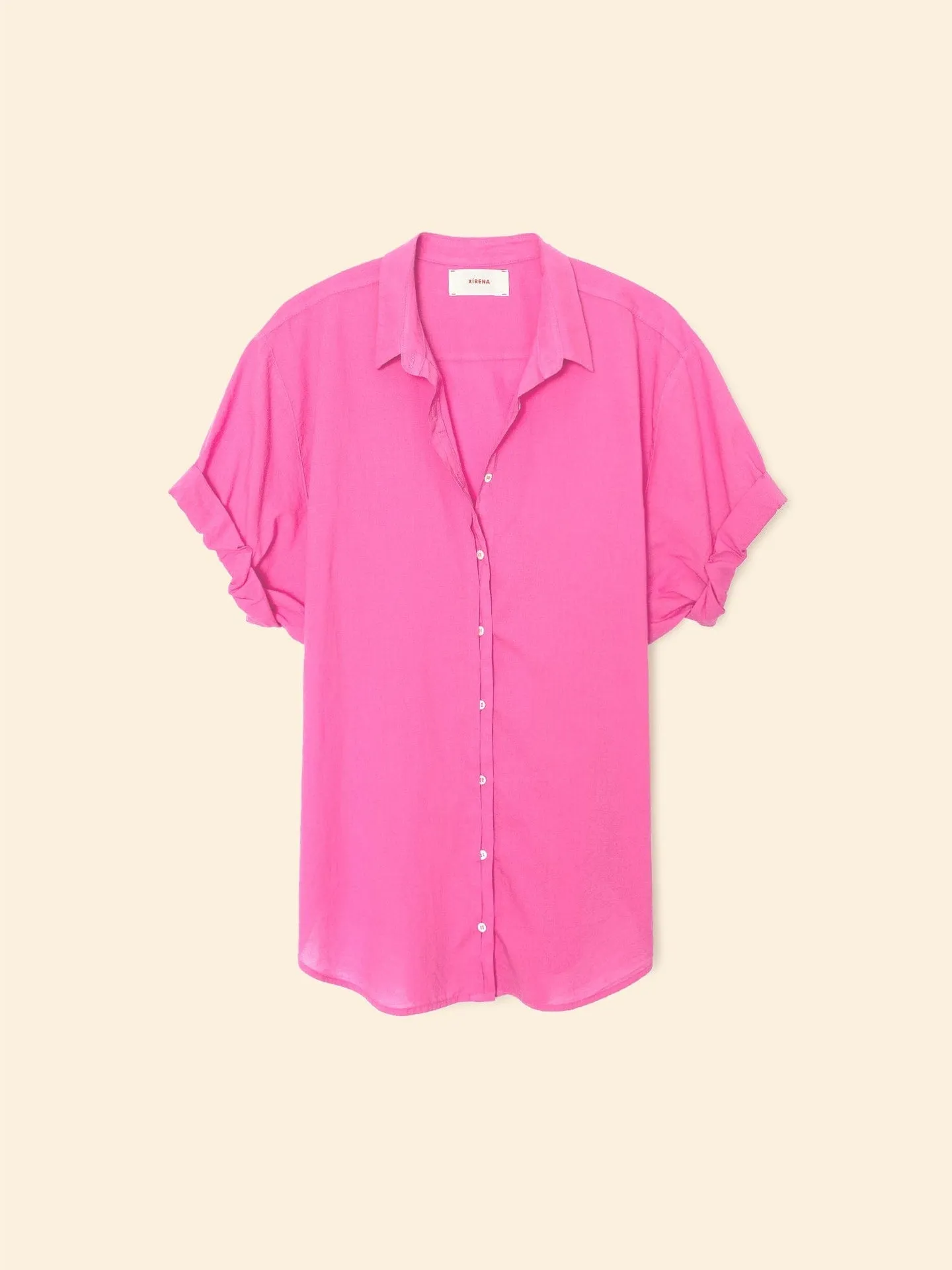 Xirena Women's Clothing Shirt X5ctp114 Channing Shirt Pink-Thorn