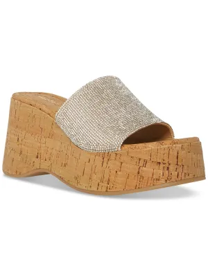 Zahara-R Womens Slip On Dressy Wedge Sandals